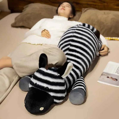 Giant Zebra Plush Toy – Soft Zebra Body Pillow & Stuffed Animal