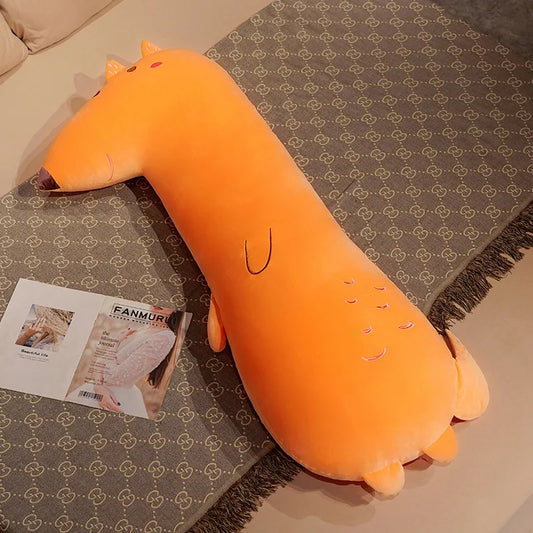 Giant Long Animal Plush Pillow – Fox, Dinosaur & Crocodile Body Pillow Fox
