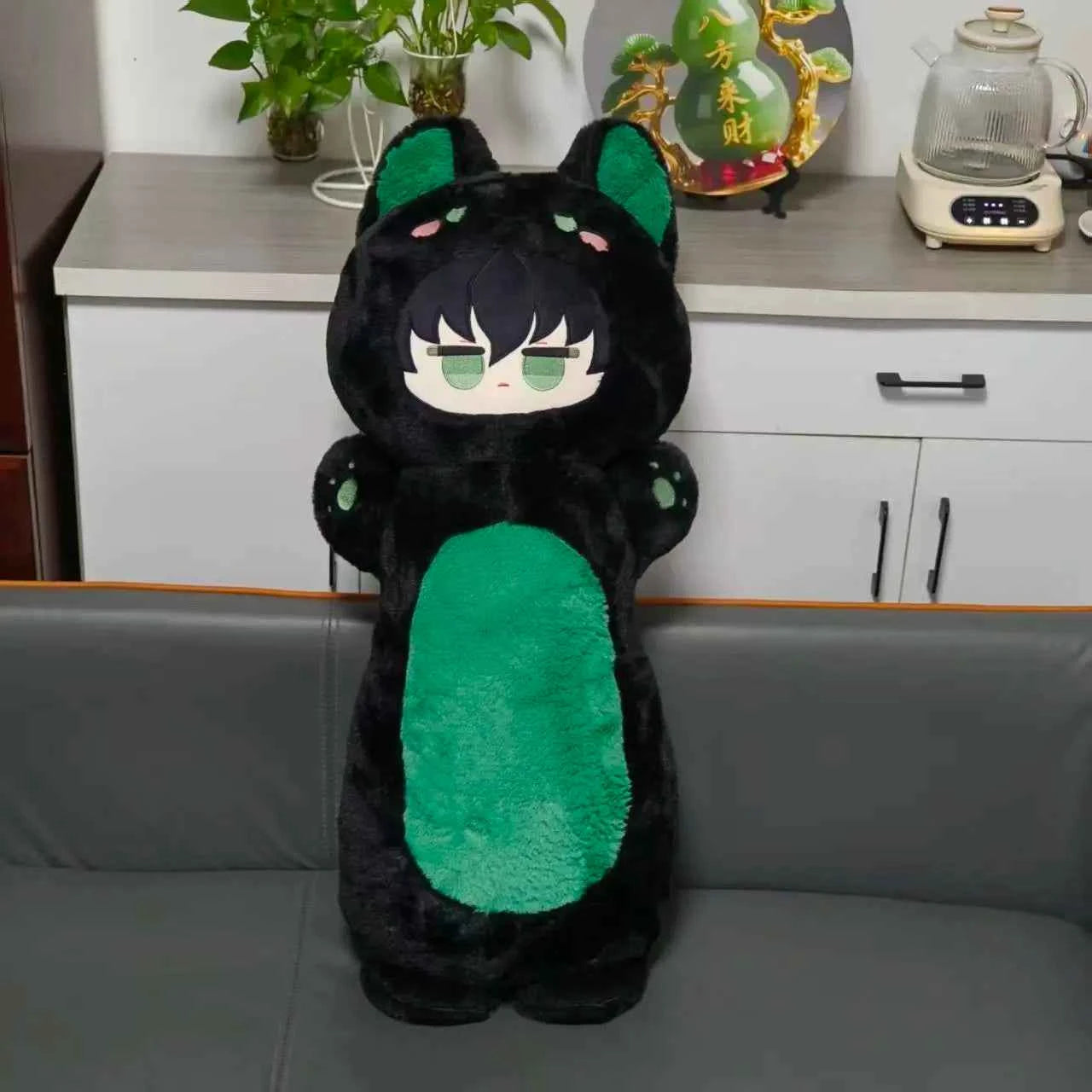 Kawaii Anime Demon Hunter Character Plush – Giant 80cm Stuffed Sleep Pillow Doll (5 Designs)