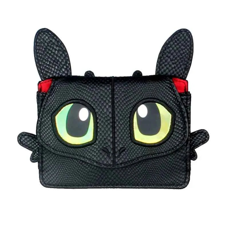 Kawaii 3D Dragon Animal Wallet (4.9 in) - Cute Women's Coin Purse & Keychain Bag