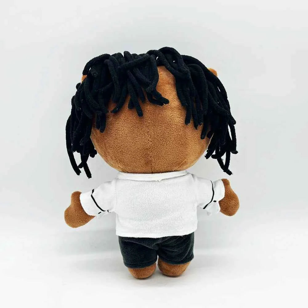 Hello Kitty Kendrick Lamar Plush Doll (9.84 inches) - Curly Hair Figure Stuffed Toy