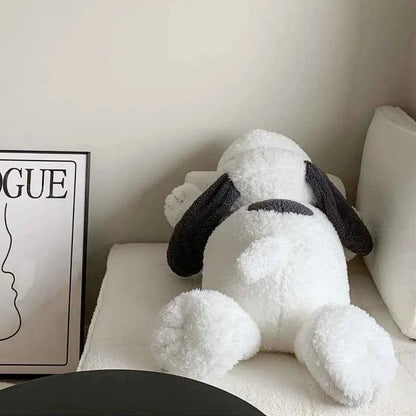 Snoopy Plush Cushion – Large Stuffed Dog Pillow for Sofa & Bed