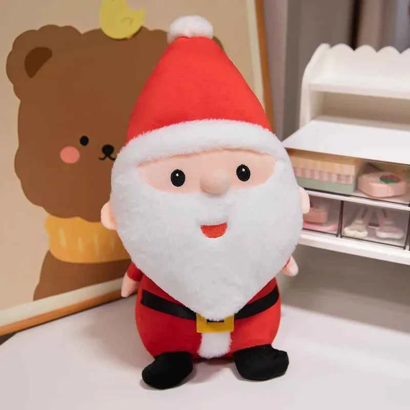 Cute Christmas Plush Toys (Up to 19.7 in) - Stuffed Santa, Snowman & Gingerbread Man Doll