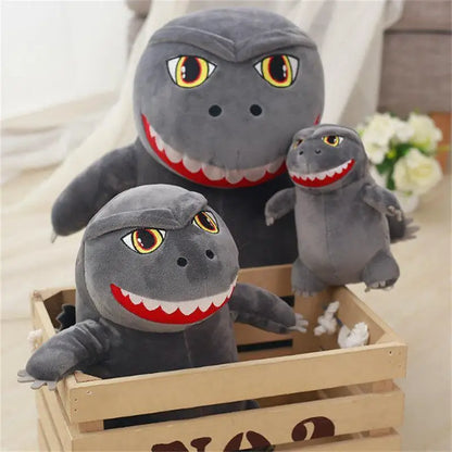 Monster Dinosaur Plush Toy – Soft Cartoon Kaiju Stuffed Doll