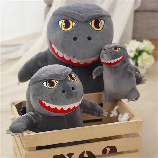 Monster Dinosaur Plush Toy – Soft Cartoon Kaiju Stuffed Doll