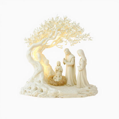 2D Flat Spiritual Moonlight Desk Decoration – Prayer & Tree of Life Home Decor Figurine C