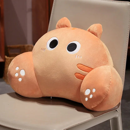 Thickened Cat Back Cushion Siamese Calico Cat Sofa Bed Home F 35x45cm (13.8"x17.7")