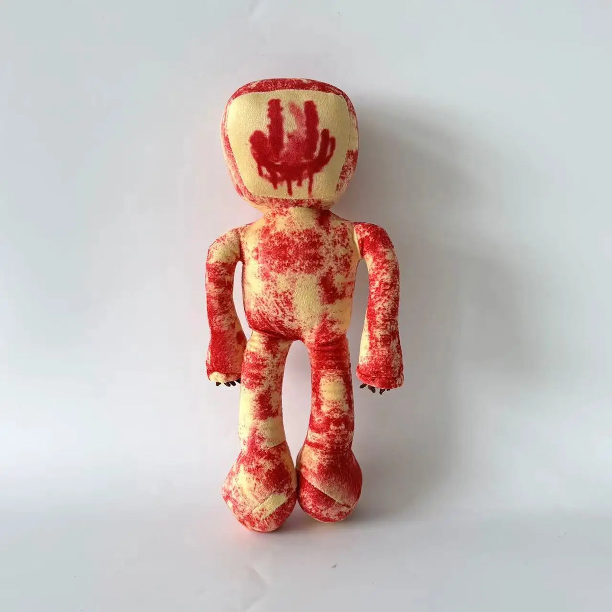 Kawaii Backrooms Horror Game Plush Doll - Soft Stuffed Smiler Faceling Wanderer Halloween Gift Faceling-30cm (11.8")