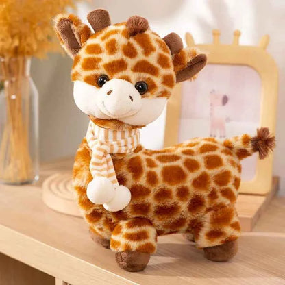 Cute Simulation Giraffe Plush Doll - Soft Stuffed Animal Room Decor and Birthday Gift, 3 Sizes