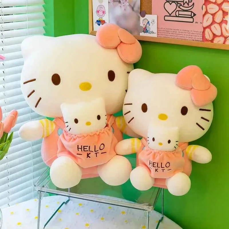 Mother and Child Hello Kitty Plush Doll (12.60 inches) - Rose Cartoon Stuffed Toy