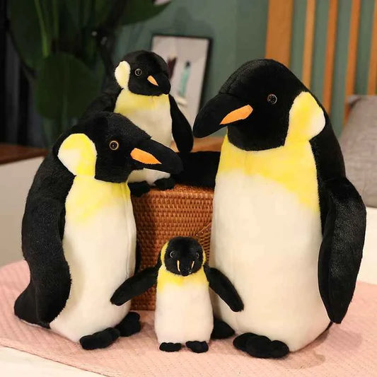 Cute Fluffy Penguin Plush Doll - Soft Stuffed Animal Toy Room Decor Gift, 3 Sizes 45cm (17.7")