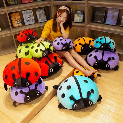 Cute Ladybug Plush Toy – Soft Ladybird Pillow Cushion