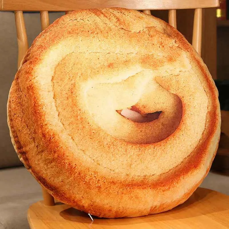 45cm (17.7") Cookie Plush Pillow – Cute Biscuit Cushion Soft Funny Sofa & Bed Decor Toy 2 45cm (17.7")