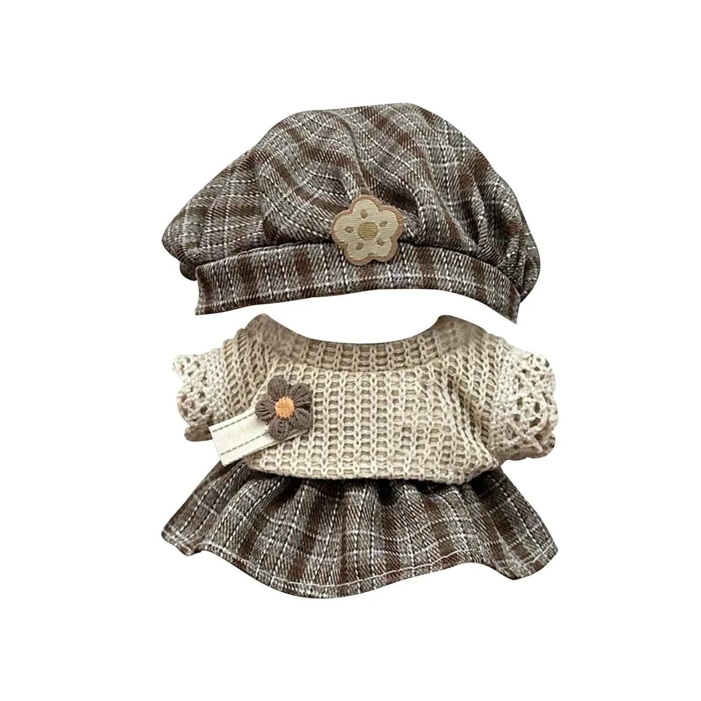 17cm Cute Set Labubu Doll Clothes Outfit Accessories Doll Clothing Kid Toy Girl Gift