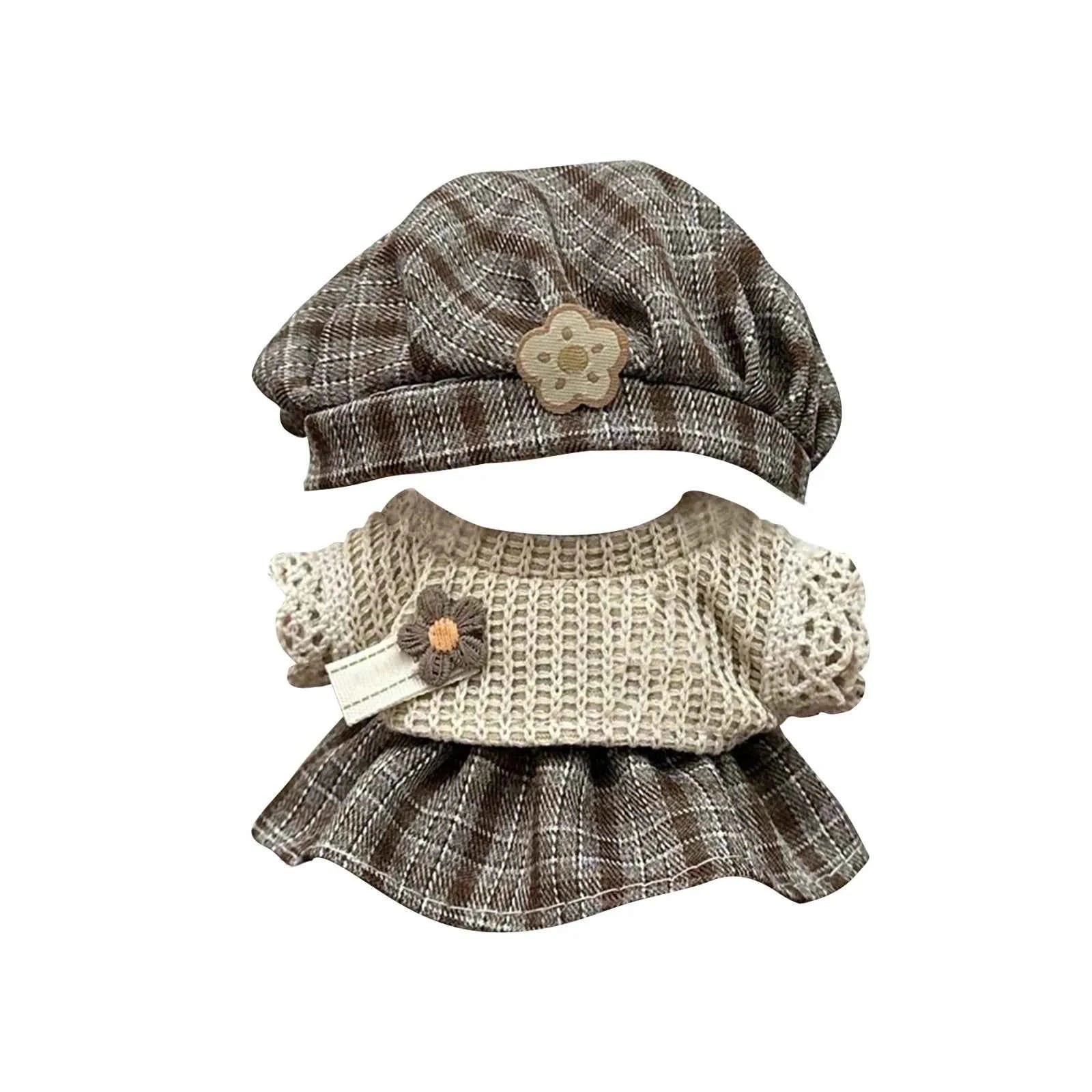 17cm Cute Set Labubu Doll Clothes Outfit Accessories Doll Clothing Kid Toy Girl Gift