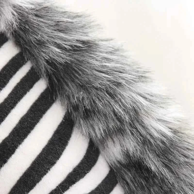 Standing Zebra Plush Toy – Giant Realistic Zebra Stuffed Animal