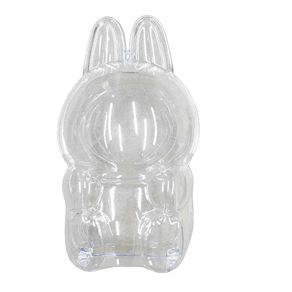 Labubu Protective Cover Labubu Protector Case Sitting Party Transparent Protective Shell Dust Cover Doll Transparent Cover