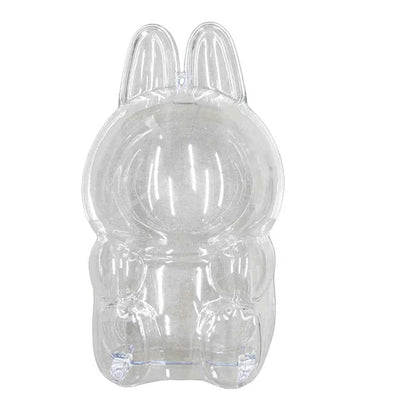 Labubu Protective Cover Labubu Protector Case Sitting Party Transparent Protective Shell Dust Cover Doll Transparent Cover