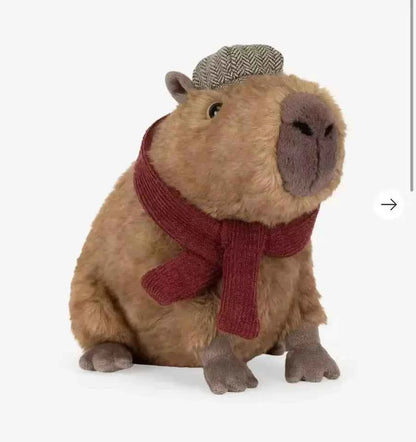 Realistic Capybara Plush Toy – Soft Lifelike Stuffed Animal Doll