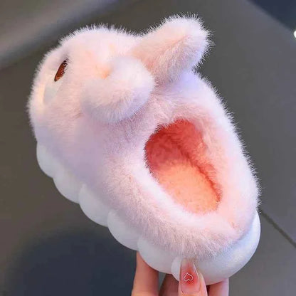 New Winter Cute Big eyed Rabbit Children's Waterproof Warm