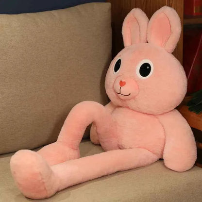 Long Ear Rabbit Plush Toy – Adjustable Giant Bunny Pillow