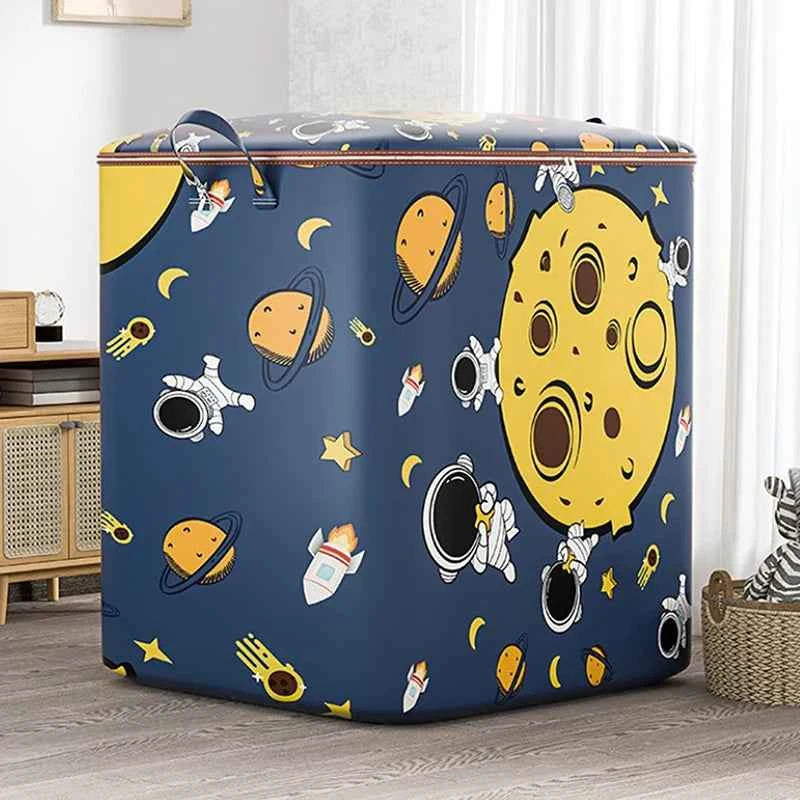 Clothes Storage Bins Cute Teddy Bear Quilt Storage Bag Box