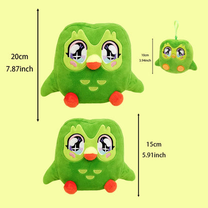 Kawaii Owl and Scarf Bear Plush Collection - Soft Stuffed Animal Dolls and Room Cushion Gift, 26 Styles A-3pcs