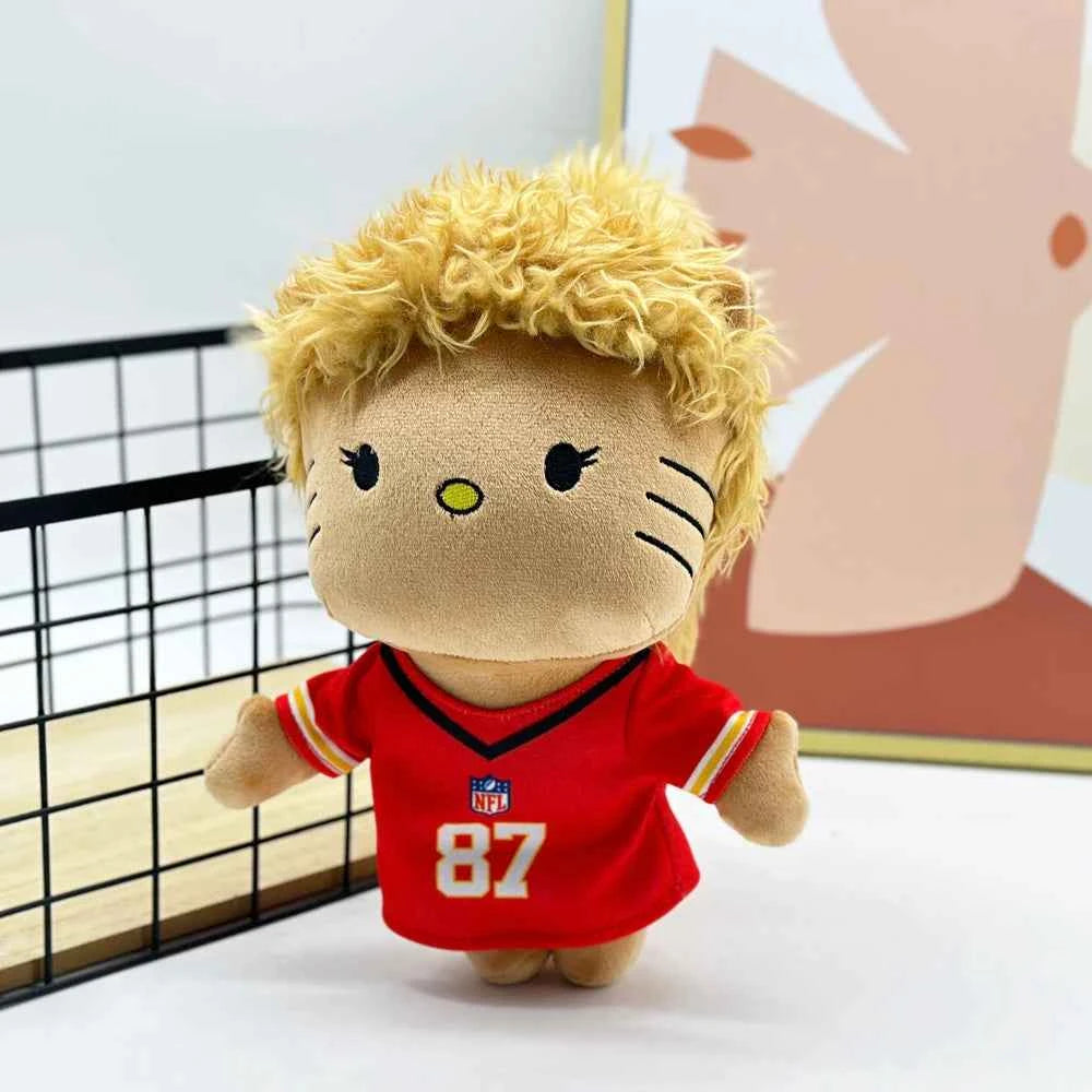 Hello Kitty Taylor Harris Plush Doll (10.24 inches) - Rugby Jersey 27 Fan Gift