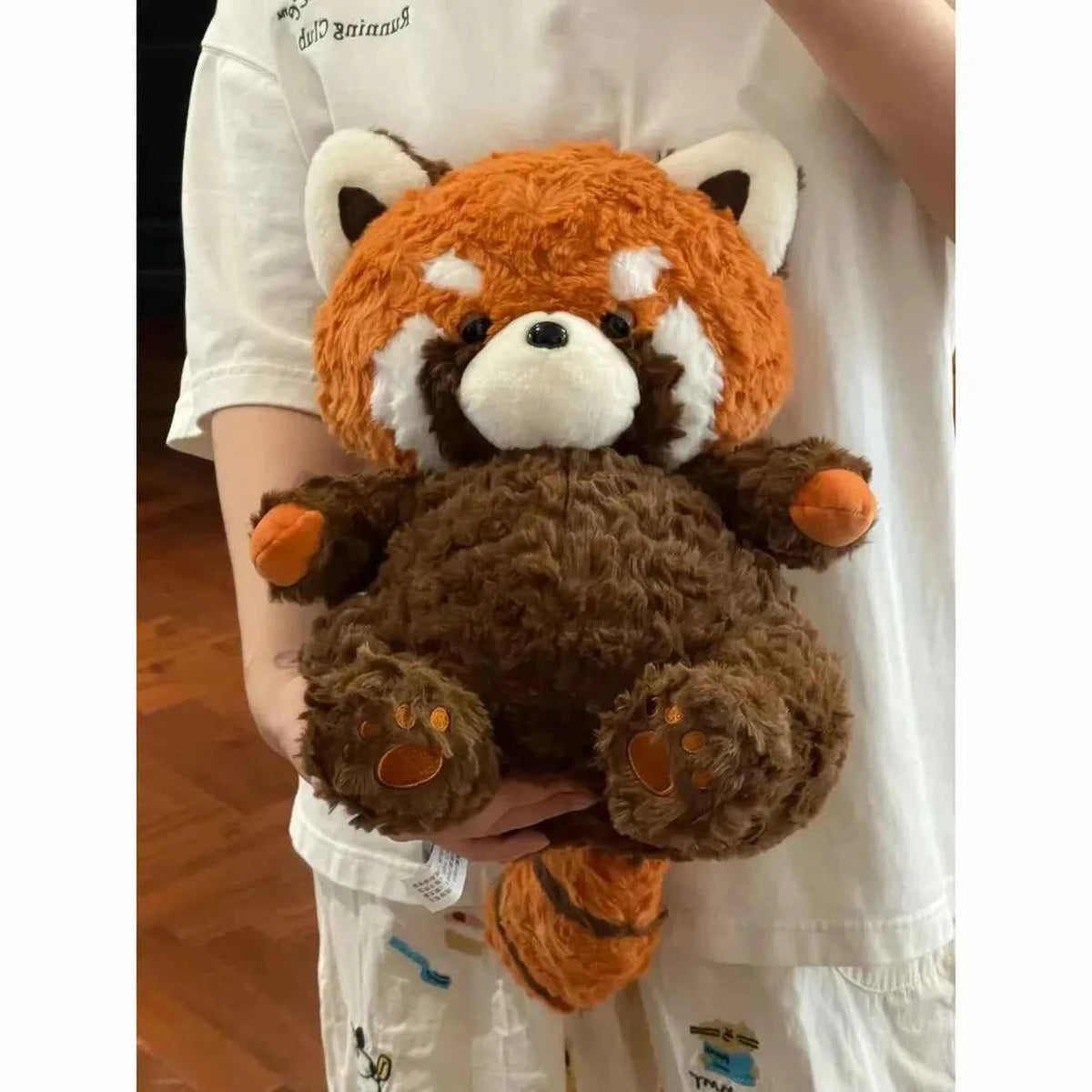 Kawaii Raccoon Plush Doll - Soft Fluffy Stuffed Forest Animal Cuddle Toy and Gift, 2 Sizes