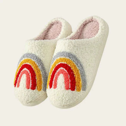 Lovely Winter Christmas Plush Slides - Unisex Non-slip Warm Flat Indoor Shoes