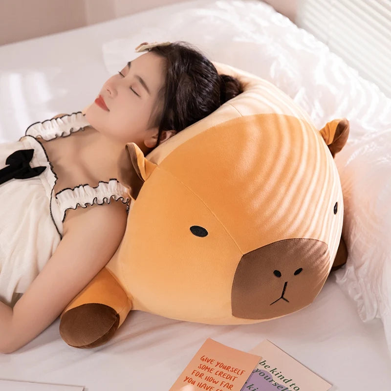 Fatty Capybara Plush Pillow – Kawaii Standing Animal Bolster