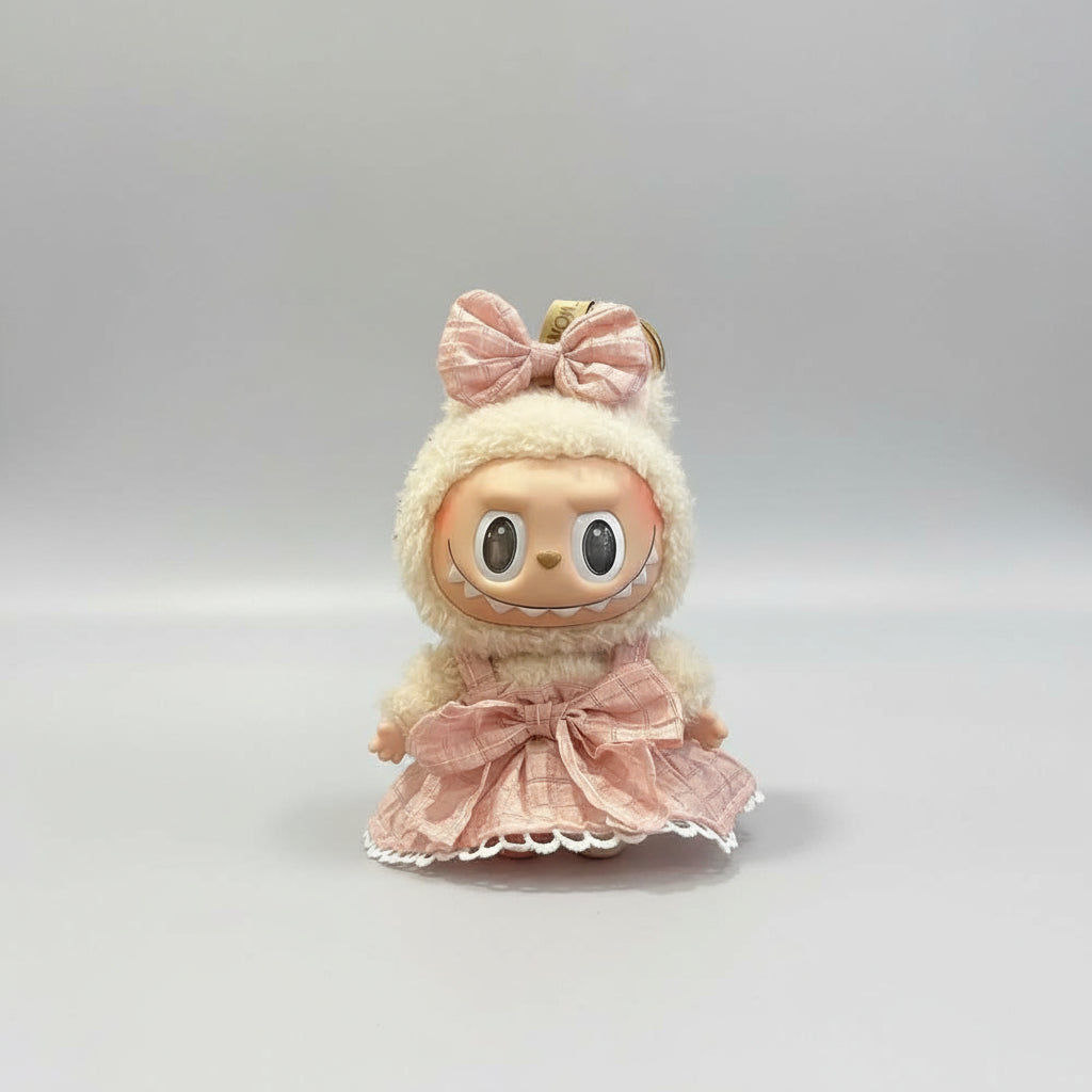 For Labubu V1 V2 Idol 17cm Cute Doll Clothes Fashion Sweater Outfit Accessories Party Sweater Clothing Cute Decoration Gifts