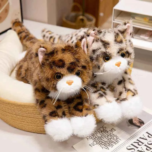 Lifelike Cat Plush Toy – Premium Fluffy Kitten Stuffed Animal (8 Styles)