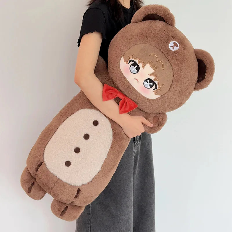 Long Cosplay Animal Plush Pillow – Giant Soft Character-Inspired Stuffed Toy Mercenary 31.5" (80cm)