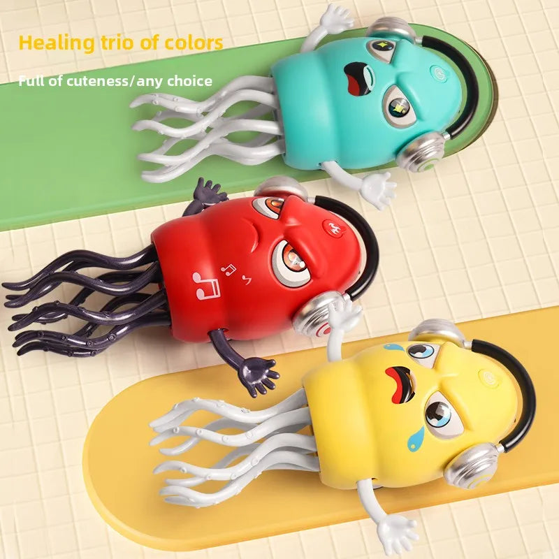 Kawaii Dancing Octopus Electronic Pet Toy – USB Rechargeable Interactive Kids Toy (6 Colors)