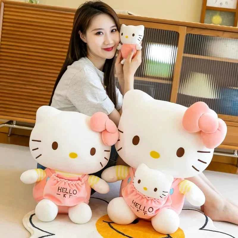 Mother and Child Hello Kitty Plush Doll (12.60 inches) - Rose Cartoon Stuffed Toy