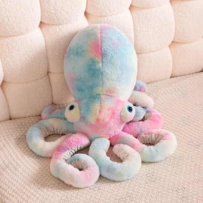 Kawaii Cartoon Octopus Plush Toy - Soft Stuffed Sea Creature Companion and Gift in 3 Colors, 30cm and 45cm Red