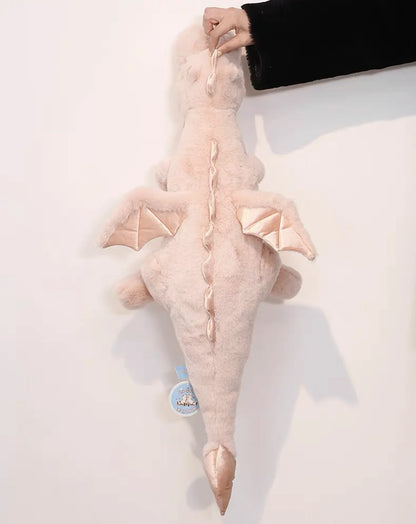 Dragon Plush Toy Soft Toy Stuffed Animal Big Flying Wings Dinosaur Throw Pillow Home Decor Doll Peluche Kids Toy Birthday Gift pink Dragon