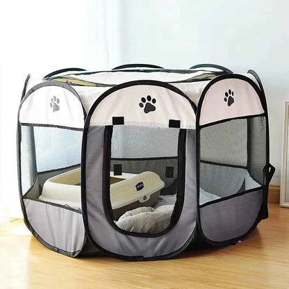 Folding Pet Tent Dog House Camping Accessories Pet Cage