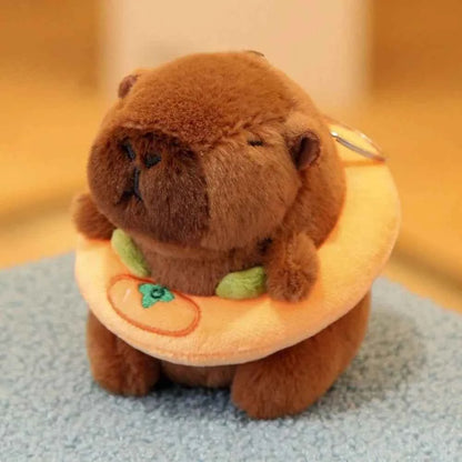 Cute 12cm Capybara Plush Toy: Hoodie, Wings & Keychain/Pendant Gift