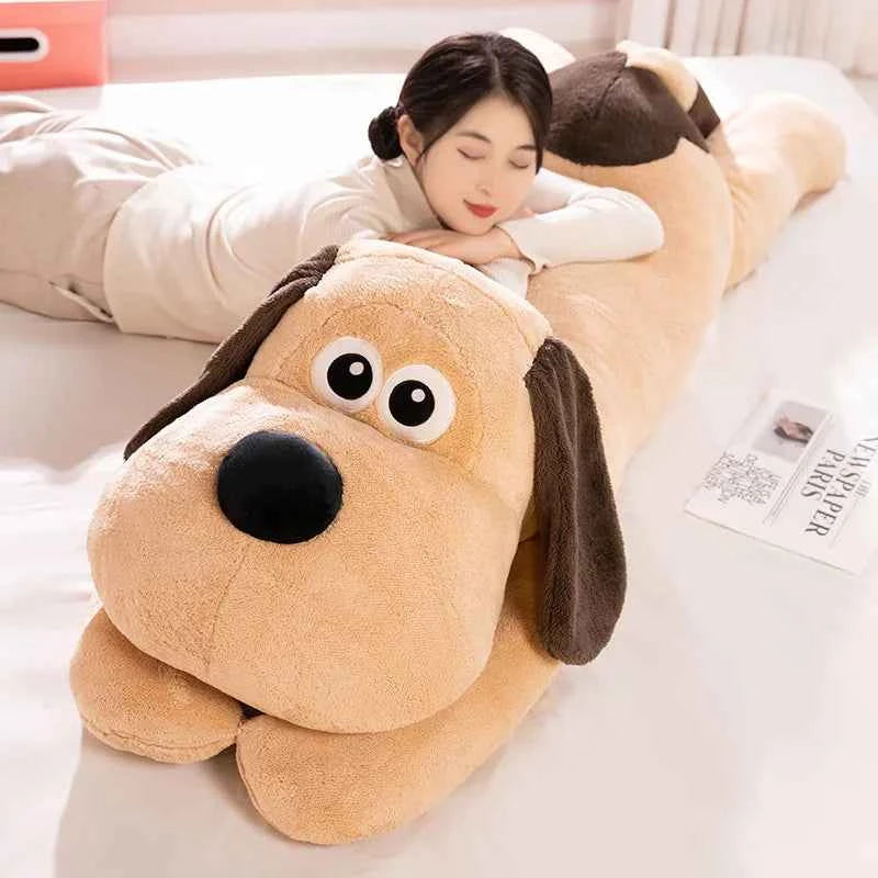 Soft Long Dog Plush Pillow Stuffed Toys Cartoon Animal Big Size Puppy Cushion Kawaii Birthday Valentine Present Gift