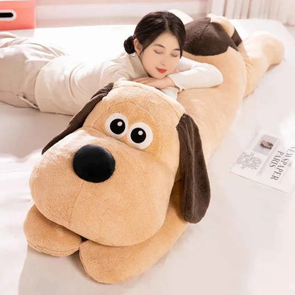 Soft Long Dog Plush Pillow Stuffed Toys Cartoon Animal Big Size Puppy Cushion Kawaii Birthday Valentine Present Gift