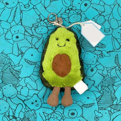 Marshmallow Plush Toy, Mini Cherry Charm, Jellyfish Plush Toy, Watermelon, Sunflower, JC Sour Pickle Bag Charm