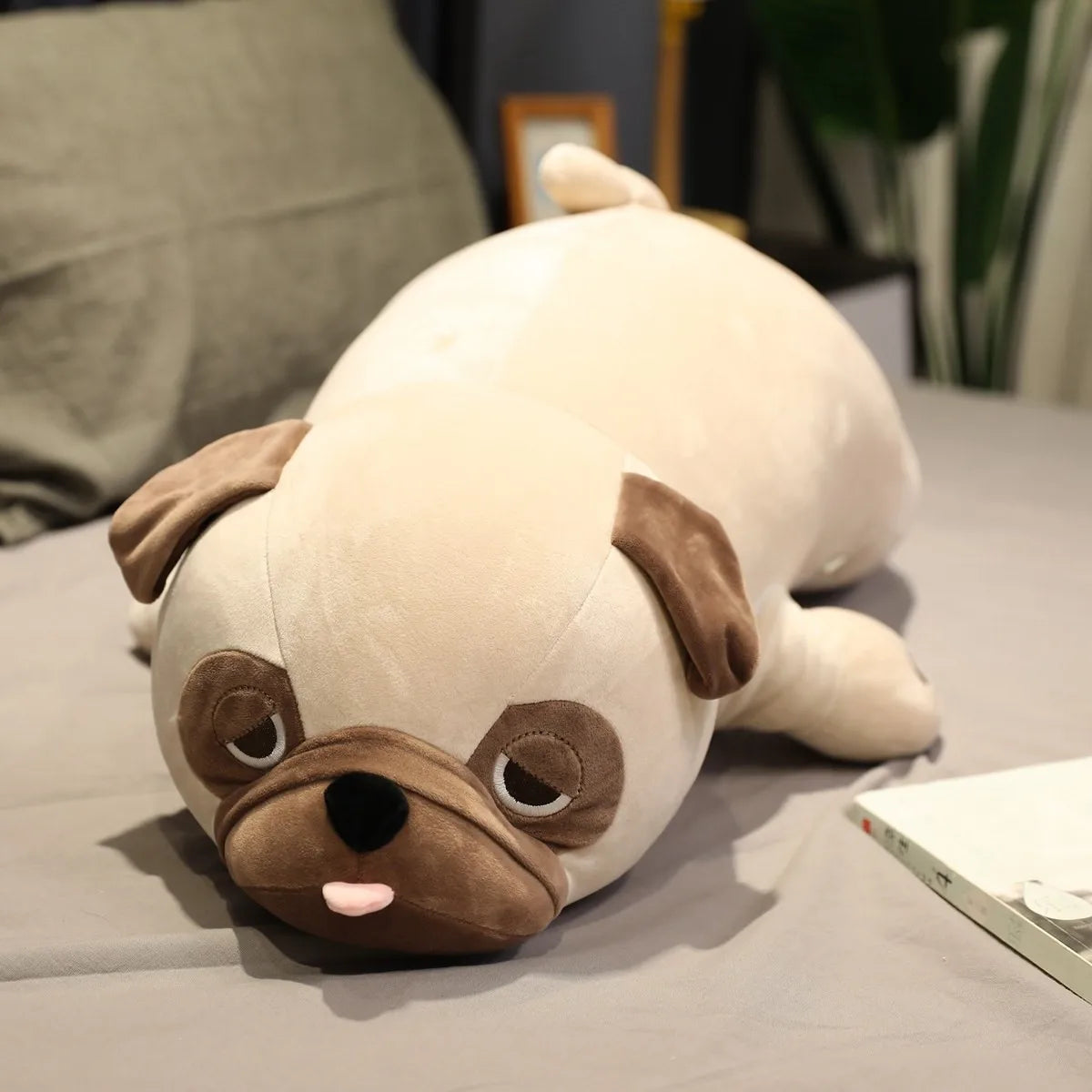 Cute Pug Dog Plush Toy – Kawaii Pug Stuffed Animal Pillow