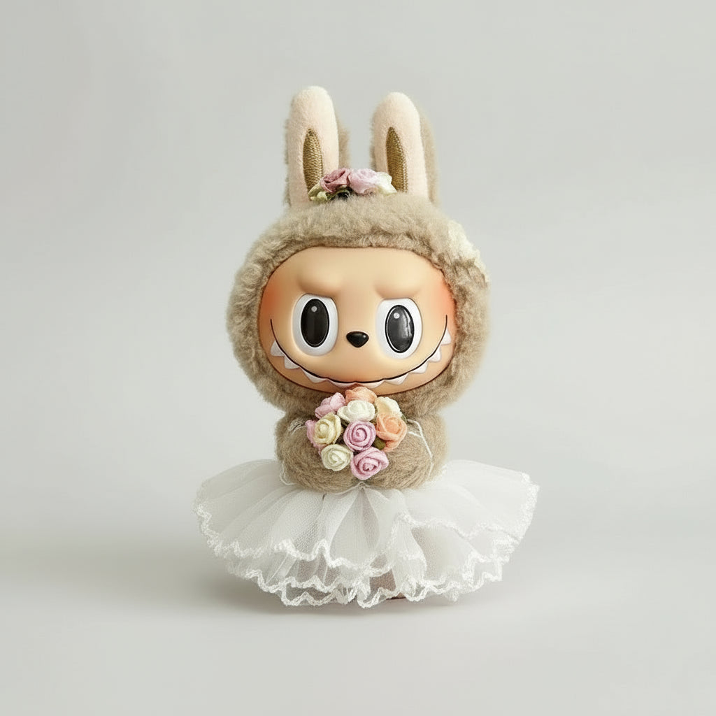 For Labubu V1 V2 Idol 17cm Cute Doll Clothes Fashion Sweater Outfit Accessories Party Sweater Clothing Cute Decoration Gifts