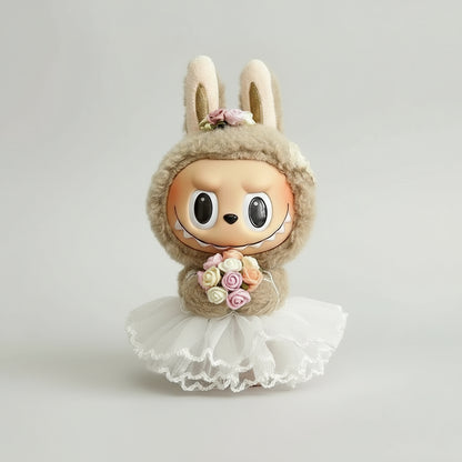 For Labubu V1 V2 Idol 17cm Cute Doll Clothes Fashion Sweater Outfit Accessories Party Sweater Clothing Cute Decoration Gifts