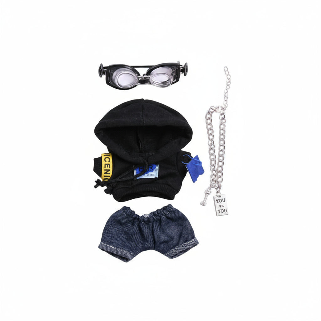 For Labubu V1 V2 Idol 17cm Cute Doll Clothes Fashion Sweater Outfit Accessories Party Sweater Clothing Cute Decoration Gifts