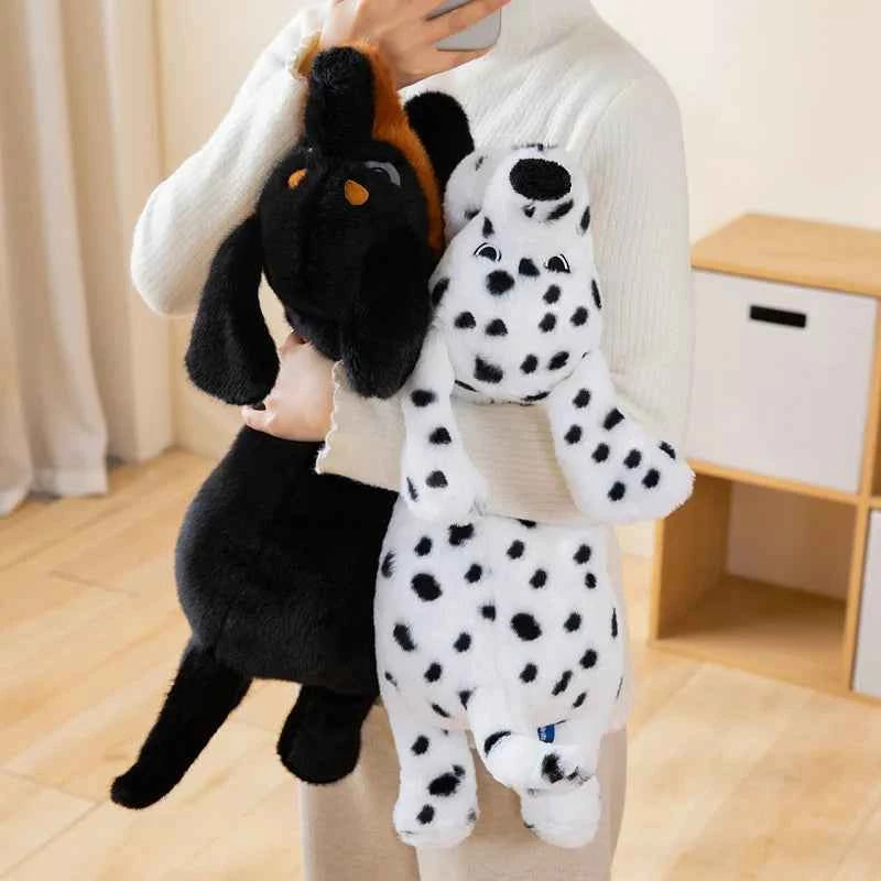 Giant Dachshund & Dalmatian Plush Toy – Cute Dog Body Pillow Stuffed Animal