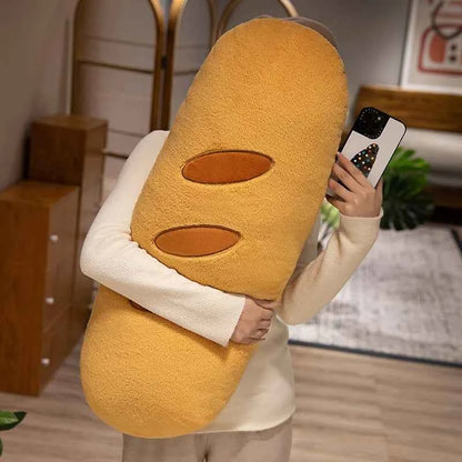 Simulation French Baguette  Plush Toys Cute Cheese Stuffed Doll Kawaii Room Decor Soft Sofa Pillow For Kids Birthday Xmas Gifts