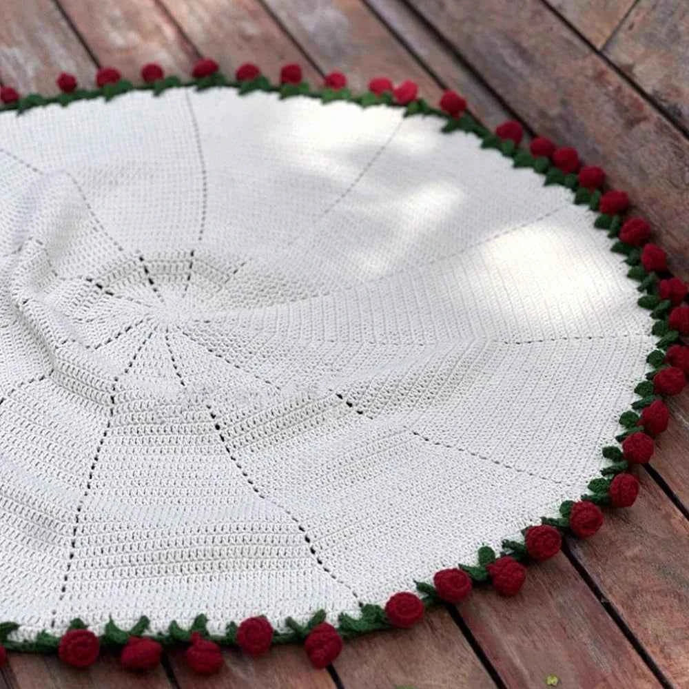 1pcs Finished Flower Bouquet Blanket Soft Lightweight Throw